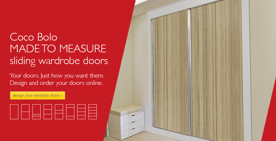 Coco Bolo Wood Sliding Wardrobe Doors