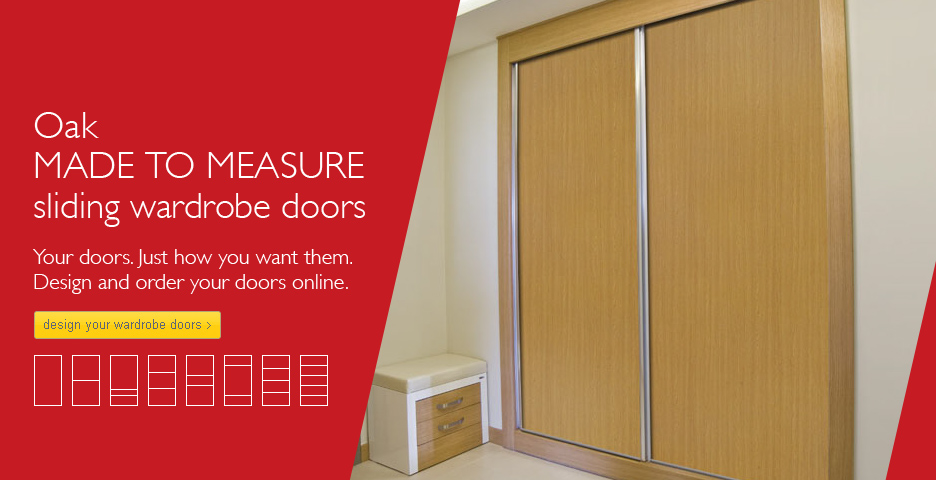 Lancaster Oak Wood Sliding Wardrobe Doors