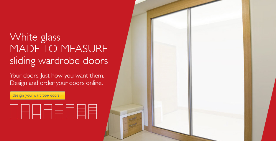 WHITE SLIDING WARDROBE DOORS