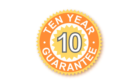 10 year guarantee on all sliding wardrobe door components