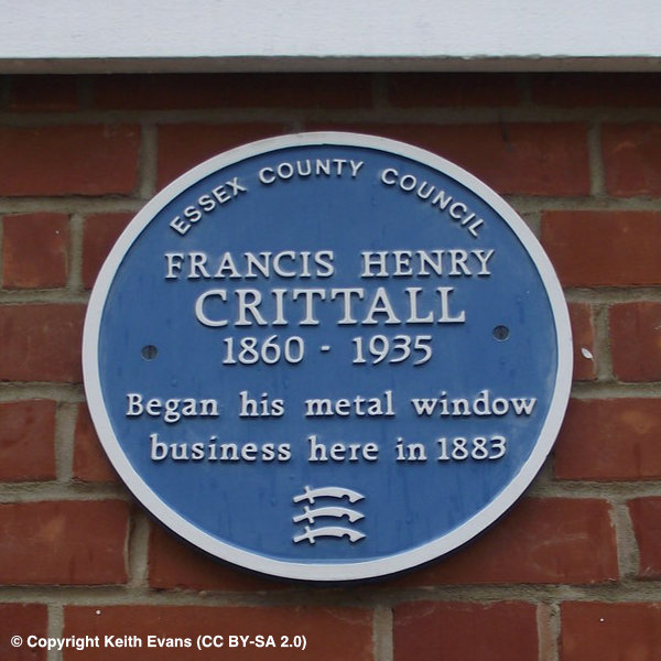 Francis Henry Crittall plaque
