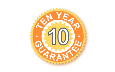 10 year guarantee on sliding door components