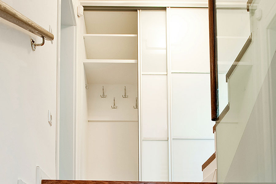 White wooden wardrobe doors deals