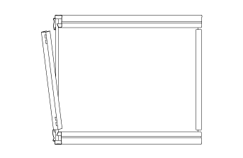 Installing the top and bottom rails on steel framed sliding wardrobe doors