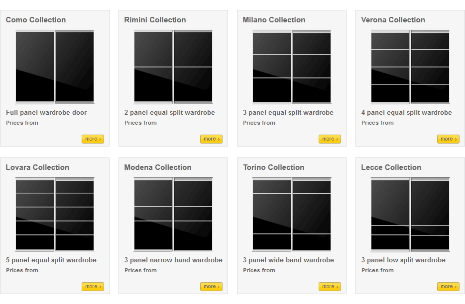 Wardrobe Design Tool. Design your own sliding wardrobe doors online