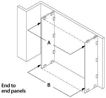 Sliding wardrobe door height measuring